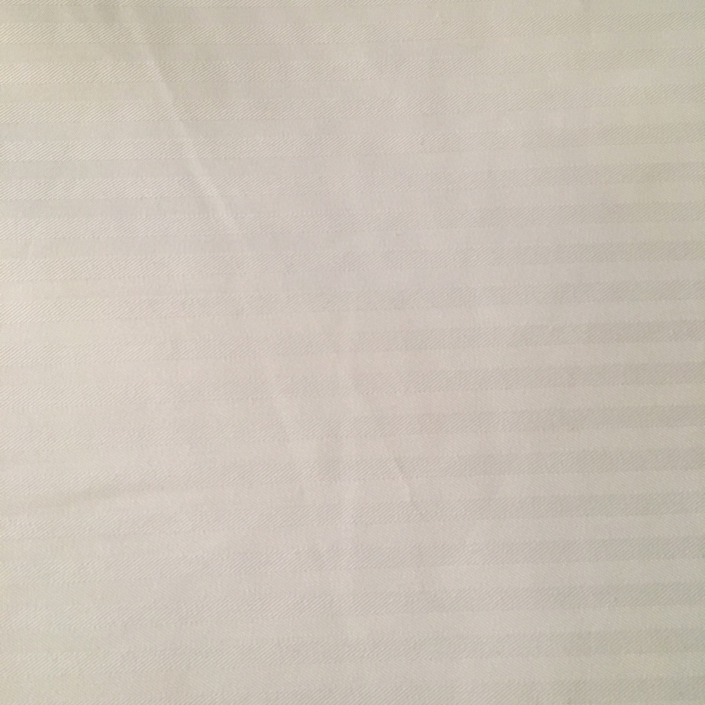 Hilton TruCore Queen Flat sheet Hotel Stripe White